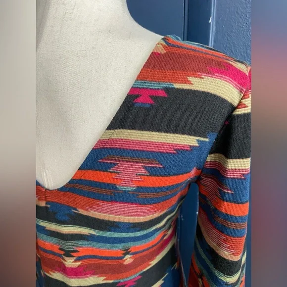 American Rag long sleeve, Aztec / Southwest print dress - Picture 3 of 5